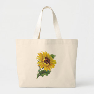 Bolso De Tela Gigante Girasol