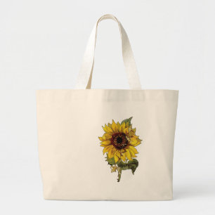 Bolso De Tela Gigante Girasol