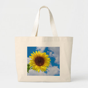Bolso De Tela Gigante Girasol en el cielo