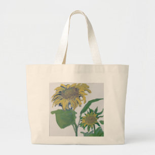 Bolso De Tela Gigante Girasoles