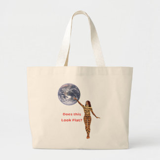 Bolso De Tela Gigante Globe not Flat