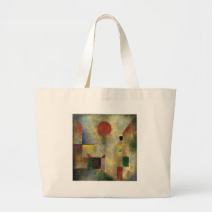 Bolso De Tela Gigante Globo rojo Paul Klee