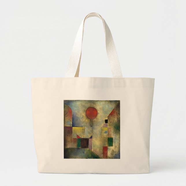 Bolso De Tela Gigante Globo rojo Paul Klee (Frente)