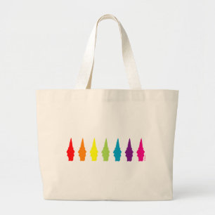 Bolso De Tela Gigante Gnomos del arco iris