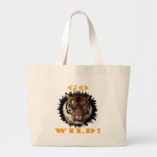Bolso De Tela Gigante Go Wild Tiger
