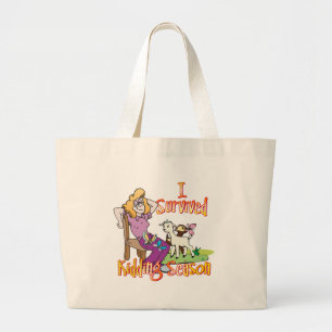 Bolso De Tela Gigante GOAT Graciosa temporada de Kidding de GetYerGoat