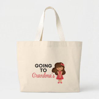 Bolso De Tela Gigante Going to Grandma’s Tote – Brunette Granddaughter