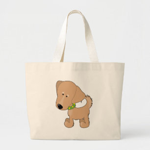Bolso De Tela Gigante Golden retriever
