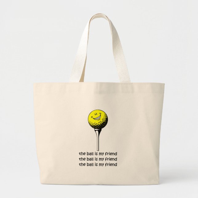 Bolso De Tela Gigante Golf divertido (Frente)