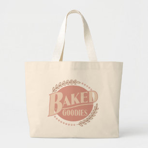 Bolso De Tela Gigante Goodies al horno - Bakery Baker Baking