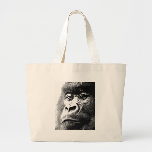 Bolso De Tela Gigante Gorila (Frente)