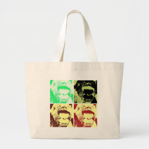 Bolso De Tela Gigante Gorilas de arte pop