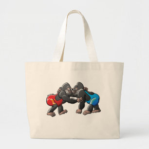 Bolso De Tela Gigante Gorilas de lucha