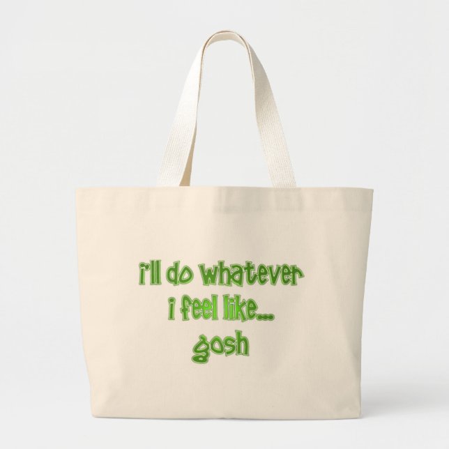 Bolso De Tela Gigante Gosh (Frente)