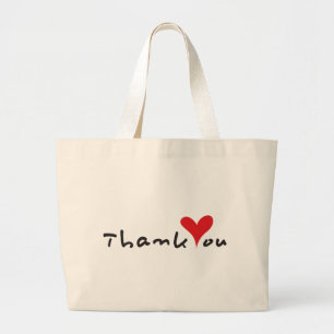 Bolso De Tela Gigante Gracias