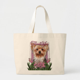 Bolso De Tela Gigante Gracias - los tulipanes rosados - Yorkshire