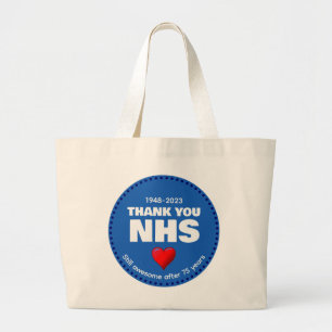 Bolso De Tela Gigante GRACIAS NHS 75 Años
