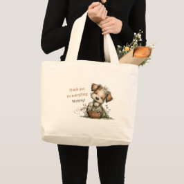 Bolso De Tela Gigante Gracias por todo, Mamá!
