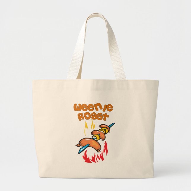Bolso De Tela Gigante Gracioso Camping (Frente)