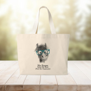 Bolso De Tela Gigante Gracioso regalo de profesores de caballos