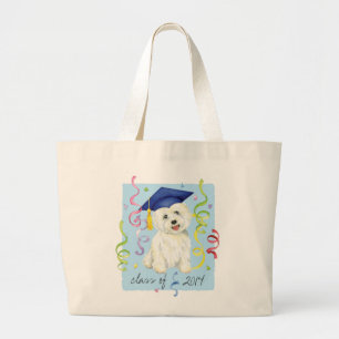 Bolso De Tela Gigante Graduado Westie
