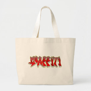 Bolso De Tela Gigante Graffiti