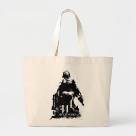 Bolso De Tela Gigante Gráficos en blanco y negro