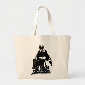 Bolso De Tela Gigante Gráficos en blanco y negro