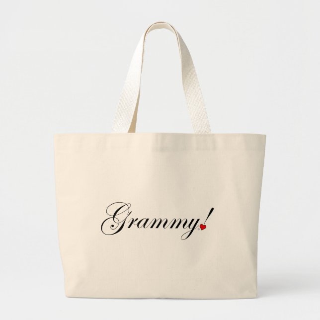 Bolso De Tela Gigante ¡Grammy! (Frente)