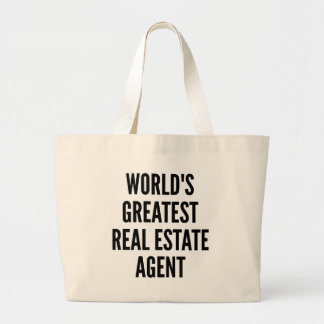 Bolso De Tela Gigante Gran agente inmobiliario del mundo
