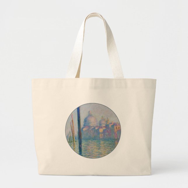 Bolso De Tela Gigante Gran Canal Monet Venecia Italia Pintura clásica (Frente)