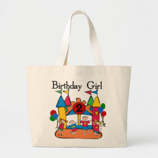 Bolso De Tela Gigante Gran Chica 2º cumpleaños camisetas y regalos