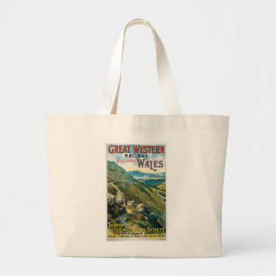 Bolso De Tela Gigante Gran Ferrocarril Occidental ~ Gales