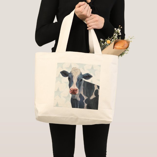 Bolso De Tela Gigante Granja Patriótica - Vaca (Anverso (producto))