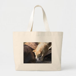 Bolso De Tela Gigante Gray Wolf