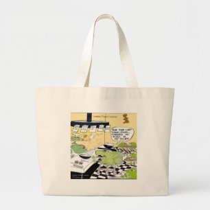 Bolso De Tela Gigante Greasy Spoon For Frogs Funny Gifts & Cards