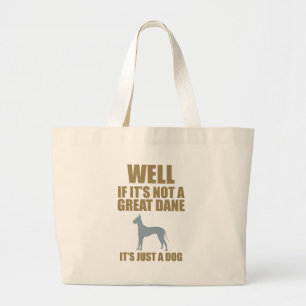 Bolso De Tela Gigante Great dane