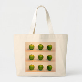 Bolso De Tela Gigante Green Apple Trio