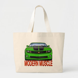 Bolso De Tela Gigante GREEN_FRONT_CAMARO.png