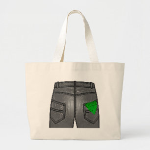 Bolso De Tela Gigante Green Right Hanky