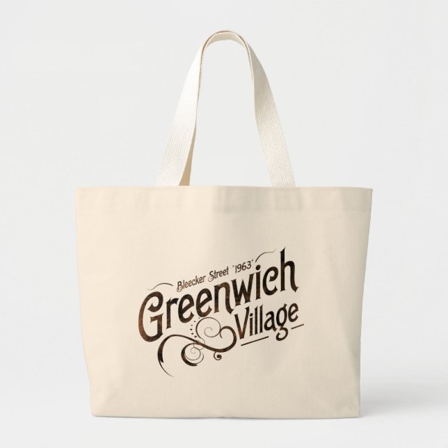 Bolso De Tela Gigante Greenwich Village (Frente)