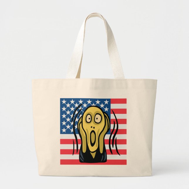 Bolso De Tela Gigante Gritar americano (Frente)