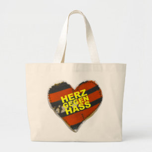 Bolso De Tela Gigante GROSSE Tasche für ein GROSSES Herz