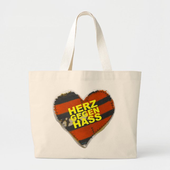 Bolso De Tela Gigante GROSSE Tasche für ein GROSSES Herz (Frente)