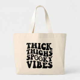 Bolso De Tela Gigante Gruesas y vibraciones espeluznantes Halloween caen