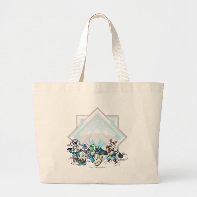 Bolso De Tela Gigante Grupo de la montaña del terror del equipo (Frente)