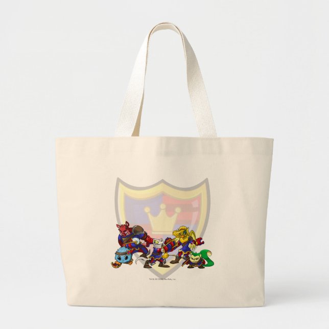 Bolso De Tela Gigante Grupo de Meridell del equipo (Frente)
