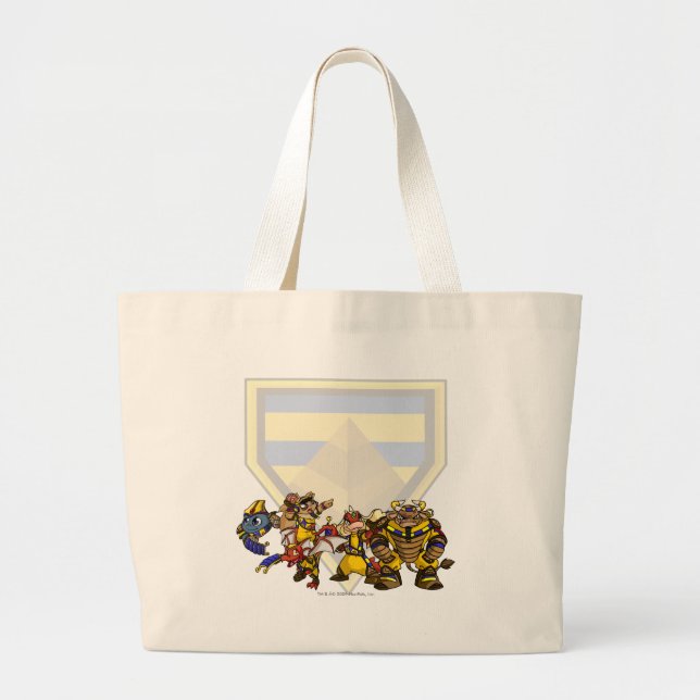 Bolso De Tela Gigante Grupo perdido del desierto del equipo (Frente)