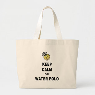 Bolso De Tela Gigante Guarde los productos del water polo de la calma y