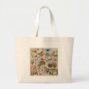 Bolso De Tela Gigante Guardería Alice Colorido Clásico siglo XIX Wonderl